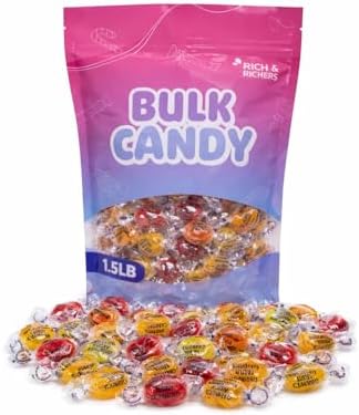 Sugar Free Special Candy Mix – 1.5 lb Hard Candy Assortment, Cinnamon Discs, Butterscotch Candy and Lemon Drops, Individually Wrapped Bulk Candy for Parties, Office Candy Bowls, and Holiday Treats
