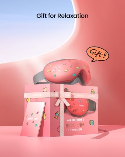 RENPHO Eye Massager with Heat, Mothers Day Birthday Gifts for Mom Women Men Her, Eye Mask for Migraine,Sleep Mask for Dry Eyes Relax, Reduce Strain for Men Dad Eyeris 1