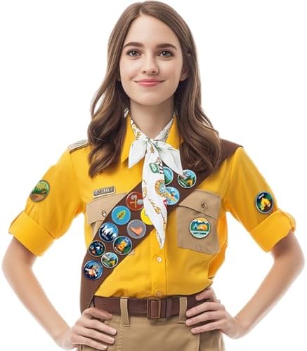 Eaasty 120 Pcs Scout Camping Pins Bulk Outdoor Nature Camp Badges Pins Halloween DIY Costume Accessories for Camping Party Favors Home Decoration