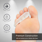 NatraCure Gel Hammer Toe Crest Pads (Left/Right) - 1 Pair – (Toe Straightening Cushion, For Mallet Toes and Overlapping Toes) - 3035-M CAT