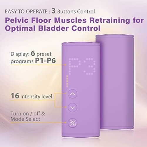 iStim Pelvic Floor Exercises Device - EM-5200 Kegel Trainer for Incontinence Relief, Muscle Massager (EMS) for Bladder Control and Pelvic Physical Therapy