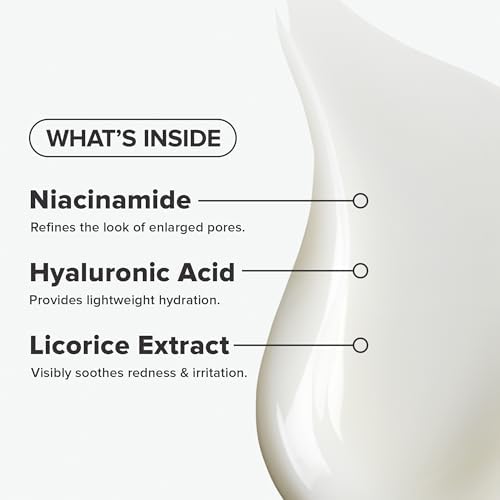 Paula's Choice CLEAR Oil-Free Face Moisturizer, Lightweight Facial Cream for Acne-Prone Skin, Hyaluronic Acid, Pore-Minimizing Niacinamide, Soothing Antioxidants, Calms Redness, Fragrance- Free