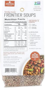 FRONTIER SOUPS Sausage Lentil Hearty Soup Mix, 16 OZ