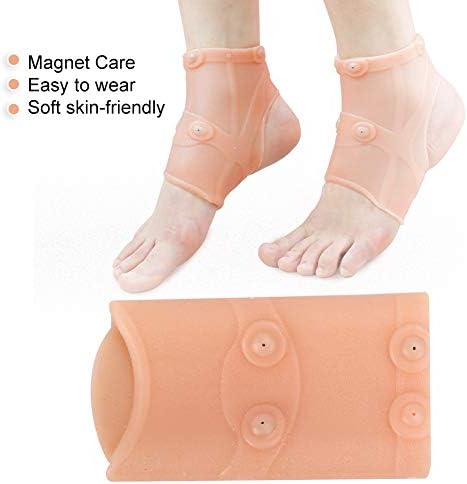 Agatige Magnetic Ankle Brace, Ankle Support Brace Sebs Magnetic Ankle Therapy Sports Foot Ankle Protective Guard Wrap Extensor Tendonitis Foot Brace for Men Women