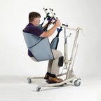 Patient Aid Sit to Stand Transport Patient Lift Sling for Safe & Secure Patient Transfers, Transfer Sling for Elderly and Disabled, Washable Polyester Fabric, Size Large, Weight Capacity 225-350 lbs