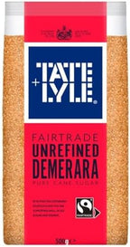 Tate and Lyle Demerara Sugar Fairtrade Lyle 500G