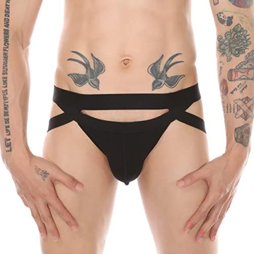 Mens Jockstrap Underwear Low Waist Mesh Breathable Athletic Supporter Jock Straps Spandex Hollow Hot Male Underpants