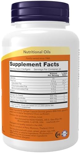 NOW Supplements, Super Omega 3-6-9 1200 mg with a blend of Fish, Borage and Flax Seed Oils, 90 Softgels