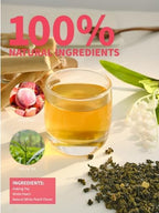 TeeLux White Peach Oolong Loose Leaf Tea, Peach Aroma & Slightly Sweet Flavor, Hot & Iced Tea, 5.3 Ounce