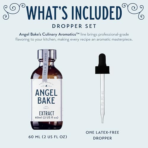 Pure Orange Blossom Extract for Baking and Mixology - 100 Servings Premium Natural Flavoring for Cooking, Desserts, & Beverages - Kosher, Keto Friendly, Vegan & Gluten-Free (2oz Extract with Latex-Free Dropper)