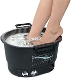 Footsie Bath Footbath Plus Spa, 4-Setting Switch, 30 Min Timer, Temperature Control, with Tray and 5 Liners …
