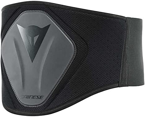 DAINESE-LUMBAR BELT HIGH, Semi-rigid Motorcycle Band, Unisex, Black, XL