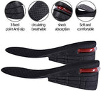 Height Increase Insoles for Men Women, 3 Layer 2.75'' Air Cushion Shoe Lift Shoe Pad Kit Air Cushion Heel Inserts (2.75" / 7cm)