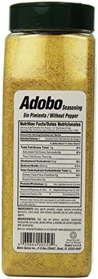 Badia Spices inc Adobo, Without Pepper, 32-Ounce (Pack of 6)