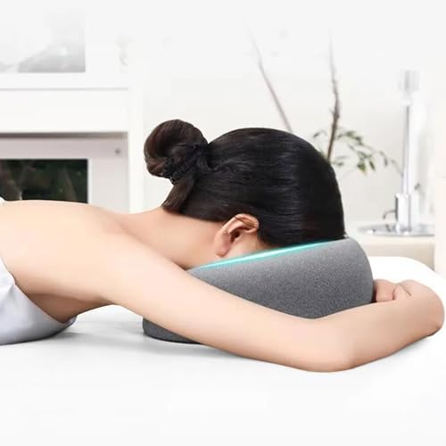 Face Down Pillow - Soft Cotton Napping Pillow Prone Cushion Face Pillows Breathable Headrest Faces Cushions Adjustable Memory Foam Stomach Sleeping Pillows Neck Travel Massage Headrest