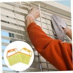 PartyKindom 2pcs Window Cleaning Brush Lightweight Shutter Cleaner Tools for Blinds Easy to Use Portable Home Cleaning for Hard Reach Areas