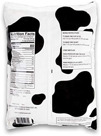Premium USA Instant Nonfat Dry Milk - 5 pound bag bulk