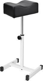 FLOLXNB Pedicure Manicure Footrest, Foot Massage Manicure Nail Beauty Stool Stand, Adjustable Height Footstool for Home Beauty Salon Spa Tattoo (Black)