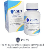 VSL#3® Probiotics for Digestive Health, IBS & UC Symptoms - 112.5B CFUs, High-Potency, Multi-Strain, Live, Refrigerated Probiotic, Medical Food for Gut Health Support in Men & Women, 60 Capsules