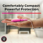 U by Kotex Click Compact Tampons, Super Absorbency, Unscented, 32 Count