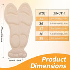 TIESOME 2 Pairs of High Heel Insoles, Sponge Insoles with High Heel Pads, Cuttable Highs Heels Insole for Loose Shoes, Heels Protectors, Arch Pain Relief Foot Pain