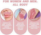 3lb Pink Hard Wax Beads, Rose Scent Creamy Brazilian Wax for Sensitive Skin & Fine Hair, Crack-Resistant Formula, Less Residue Stripless Wax for Face, Bikini & Body, Frequent Home Use & Salon Use