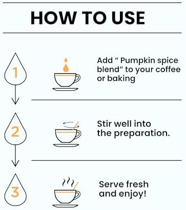 Spice Drop Pumpkin Spice Extract - Up to 180 Drops Per Bottle | Coffee, Cooking, Baking, Dessert | Rich In Quality And Aroma | No Added Color or Preservative | Vegan , Pack of 1