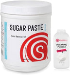 Generic Sugaring NYC Waxing Sugaring Paste Starter Kit with Drying Powder, 1.41 Pound (Pack of 2), Yellow