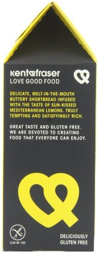 Kent and Fraser Lemon Butter Shortbread 125 g (Pack of 6)