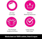 Tulip Fabric Dye Pod Petunia (Pink), Dye for Washing Machines