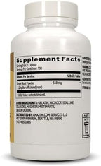 Amazon Basics Ginger Root Capsules, 550 mg 100 Count