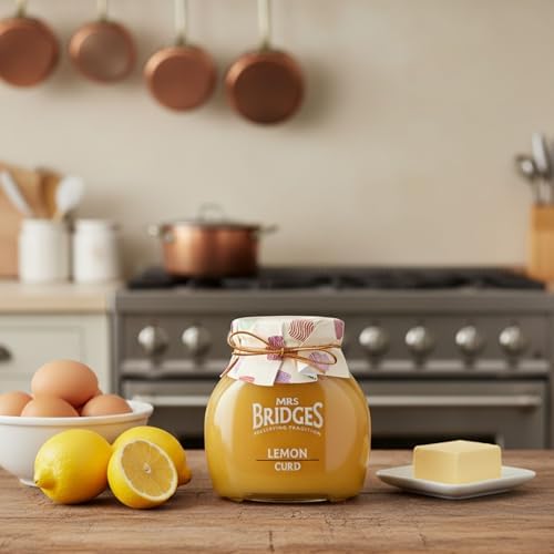 Mrs Bridges Lemon Curd, Made in Scotland, 12oz Jar (Pack of 3)