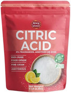Pure Citric Acid 5 LB Bulk Bag - 100% Natural, Food Grade, Non-GMO - Citric Acid Powder for Cleaning, Bath Bombs, Preserving | Fine Granular | Premium Quality by Spicy World