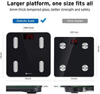 Etekcity Smart Scale for Body Weight, Digital Bathroom Weighing Machine Fat Percentage BMI Muscle, Accurate Composition Analyzer People, Bluetooth Electronic Measurement Tool, 400lb