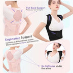 Posture Corrector for Women and Men Back Brace Upper Back Support Adjustable Breathable Shoulder Straightener Hunchback Correction Clavicle Back Pain Relief Comfortable Daily Wear Pink Medium