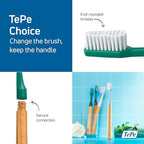 TePe Choice Toothbrush - (3 Replaceable Brush Heads)