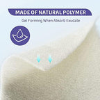 Conkote Calcium Alginate Wound Dressing Pads, 4” x 4” Pad Size, 10 Pack, Non-Stick Padding, Sterile, Highly Absorbent & Comfortable