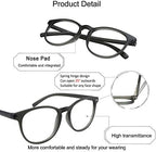 YEIN Blue Light Blocking Glasses, Spring Hinge Photochromic Brown Sunglasses, Computer Reading Glasses, Gaming Glasses, TV Glasses for Women Men(Matte Gray,+0.75 Magnification)