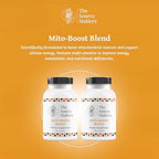 Mito-Boost Blend Dietary Supplement | Cellular Energy and Anti-Aging, Nutrient Daily Support with Antioxidants, Detox Pathway Management, Immune System Maintenance (60 Capsules)