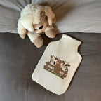 Azeeda 'Cows at Fence' Hot Water Bottle Cover (HW00050312)