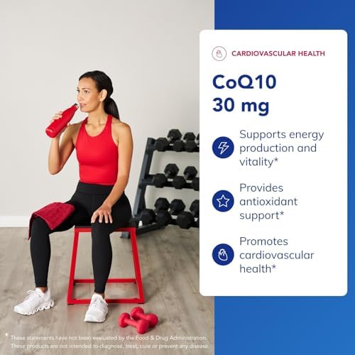 Pure Encapsulations CoQ10 30 mg | Coenzyme Q10 Supplement for Energy, Antioxidants, Brain and Cellular Health, Cognition, and Cardiovascular Support* | 120 Capsules