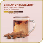 Don Francisco's Cinnamon Hazelnut Ground Flavored Coffee: Rich, Aromatic 100% Arabica Blend - Medium Roast for a Delightful Morning Brew (12 oz Can)