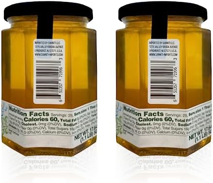 Sanniti Fulmer All Natural Hungarian Acacia Honey, 17.64 oz, (Pack of 2)