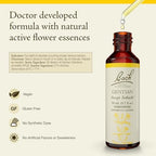 Bach Original Flower Remedies, Gentian - Accept Setbacks - Natural Homeopathic Flower Essence for Emotional Balance - Vegan, Gluten Free, Sugar Free - 20mL Dropper