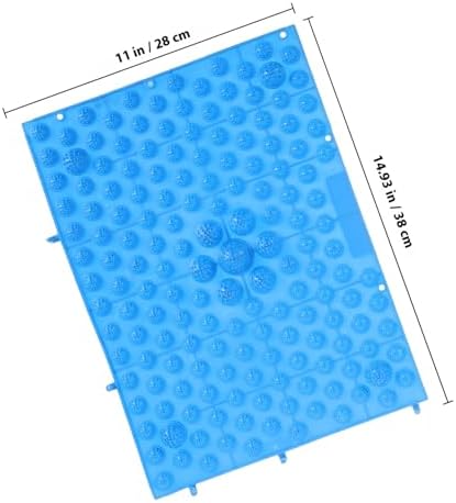 Foot Massage Pads 2pcs, Acupoint Stimulation Toe Pressure Massager Mat, Thick Large Size for Reflexology and Foot Care, Safe Body Massager Tool for Relaxation and Relief