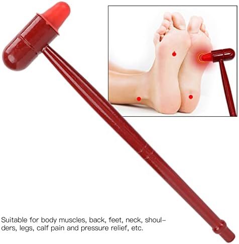 ZJchao Massage Hammer Massage Hammer, Massage Hammer Knock Massage Meridians Back Knock Massager Manual Back Massagers for Body Muscles Back Feet Neck Shoulder Legs Massage Tool Handheld