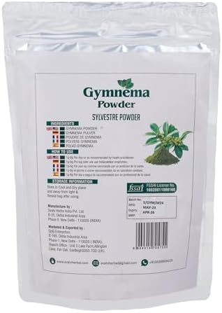 SVATV Gymnema Powder | Gymnema sylvestre | Gurmar Powder | Meshashringi Powder | 227g, Half Pound