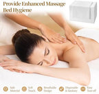 100PCS Disposable Massage Table Sheets, 71” x 31.5” Disposable Massage Bed Covers, Breathable Non-Woven Fabric Tattoo Bed Sheets, Single Use Hygiene Sheet for SPA Centers, Beauty Salons, Hotels