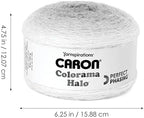 Caron Colorama Halo Cake Caron Rose Frost Yarn - 2 Pack of 8oz/226.79g - 71% Acrylic,18% Nylon,11% Polyester - #5 Bulky - 60 Yards for Knitting, Crocheting & Crafts