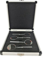 0.25/0.50/0.75/1.00 Optometry Trial Jackson Cross Cylinder Set Diopters Optics Lens/w Case